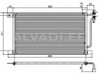 BMW X3 (E83) 2003-2010 air conditioning radiator