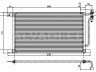 BMW X3 (E83) 2003-2010 air conditioning radiator
