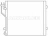 Jeep Cherokee / Liberty (KJ) 2001-2008 air conditioning radiator