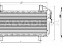 Mazda 6 (GG / GY) 2002-2008 air conditioning radiator