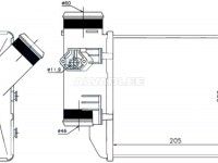 Audi A6 (C6) 2004-2011 ÕHURADIAATOR (INTERCOOLER)