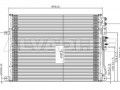 Jeep Grand Cherokee (WK) 2005-2010 air conditioning radiator