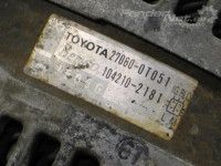 Toyota Auris Alternator (100A) Part code: 27060-0T080
Body type: 5-ust luukpär...