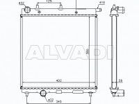 Peugeot 1007 2005-2009 JAHUTUSRADIAATOR