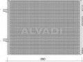 Renault Clio 1998-2012 air conditioning radiator