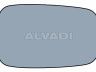 Renault Laguna 2001-2007 VÄLIPEEGLIKLAAS ALUSEGA