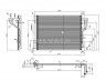 Kia ceed (ED) 2006-2012 air conditioning radiator