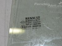 Renault Megane 2002-2009 Fixed Door window, left (rear) (H/B) Part code: 8200043709