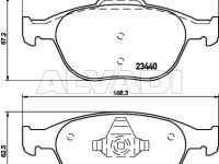 Ford Fiesta (Courier) 1995-2002 KETASPIDURIKLOTSID