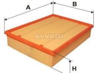 Volkswagen Transporter (T4, Caravelle, Multivan) 1990-2003 air filter