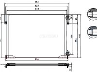 Opel Vivaro (A) 2001-2014 air conditioning radiator