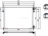 Opel Vivaro (A) 2001-2014 air conditioning radiator