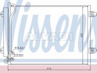 Volkswagen Passat 2005-2010 air conditioning radiator