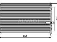Honda Civic 2006-2011 air conditioning radiator