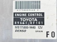 Toyota Corolla Verso Engine ECU (2,2 diisel) Part code: 89661-0F101
Body type: Mahtuniversaa...