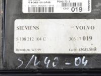 Volvo S40 1996-2003 Engine control unit. (2.0T gasoline) Part code: S108212104B