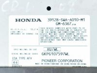 Honda CR-V Amplifier assy Part code: 39128-SWA-A01
Body type: Linnamaastur