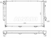 BMW 5 (E34) 1987-1996 JAHUTUSRADIAATOR