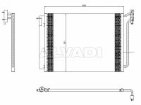 BMW X5 (E53) 1999-2006 air conditioning radiator