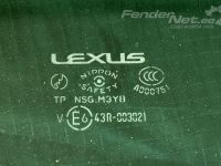 Lexus IS Door window, left (rear) Part code: 6811453050
Body type: Sedaan
Additio...